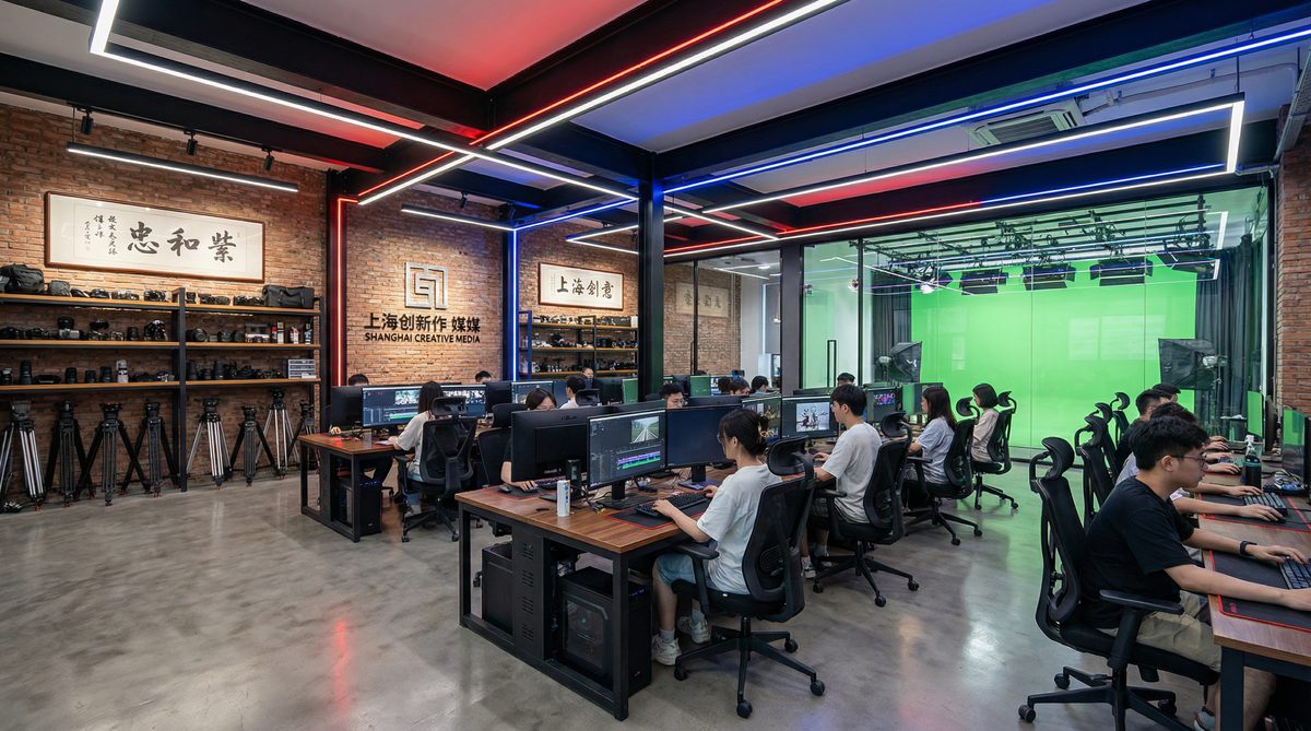 高清视频影视传媒公司办公室